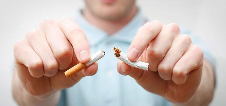 Placed in half cigarettes