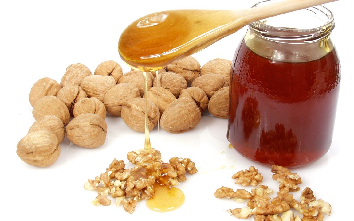 walnut with honey to increase potency