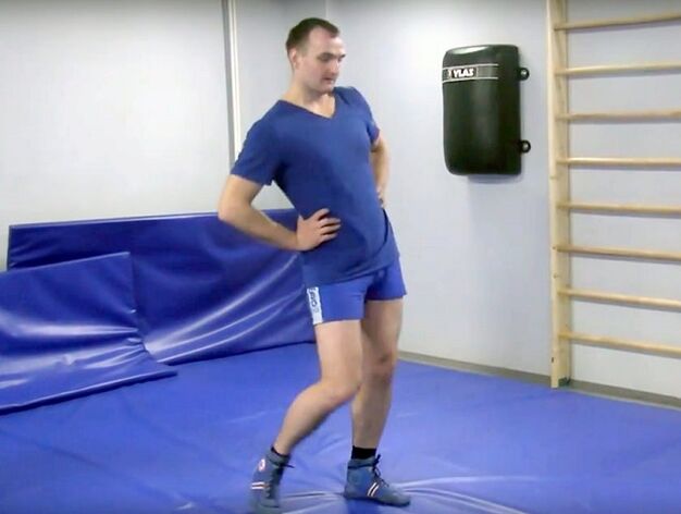 Pelvic rotations, which activate blood flow, are a great pre-workout warm-up.